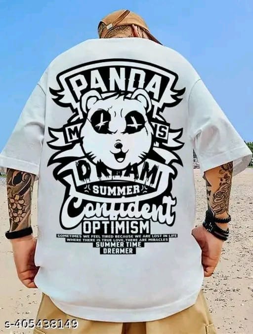 White panda oversized T-shirt